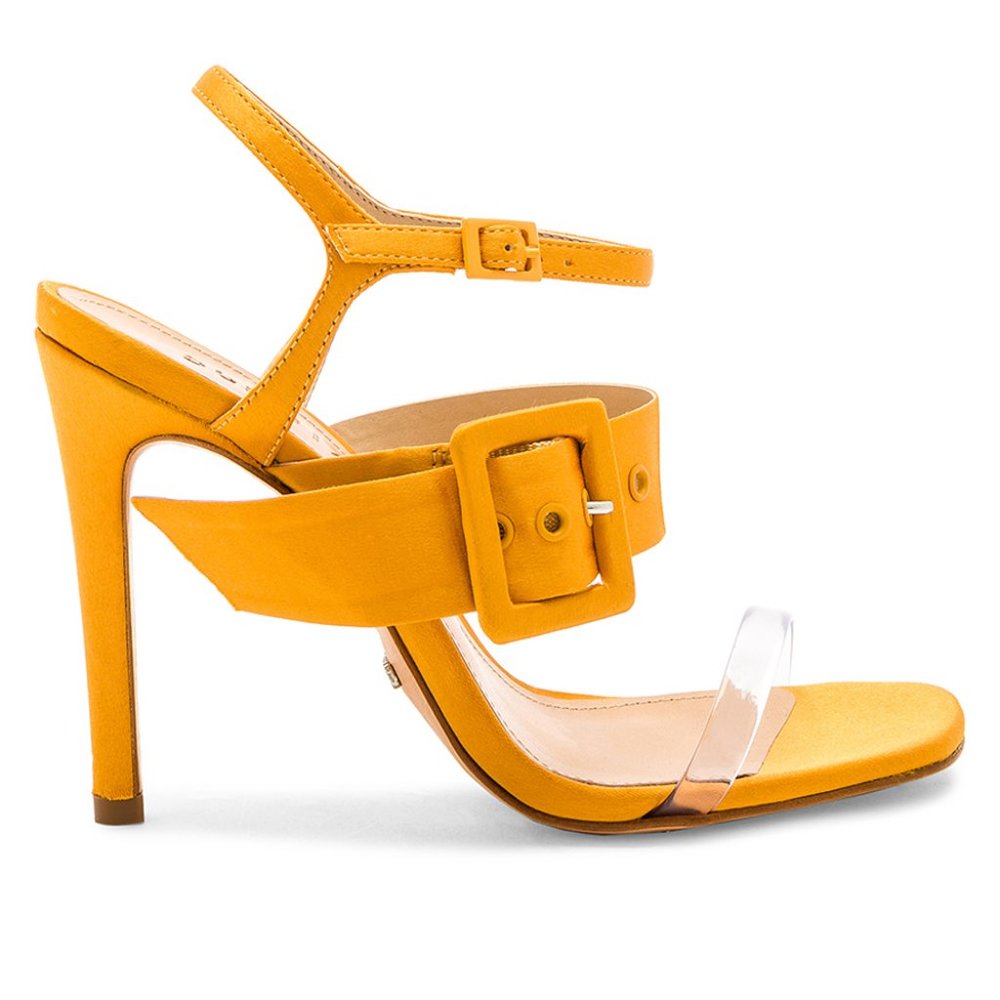 SCHUTZ Prunella Sunshine Yellow Stiletto